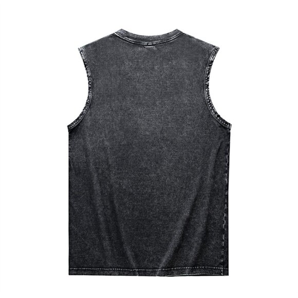 Amiri Collegiate Logo Vest Black Tee - Picture 2 of 7